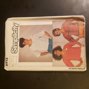 #Simplicity #1980s #Blouse #Sewing #Pattern